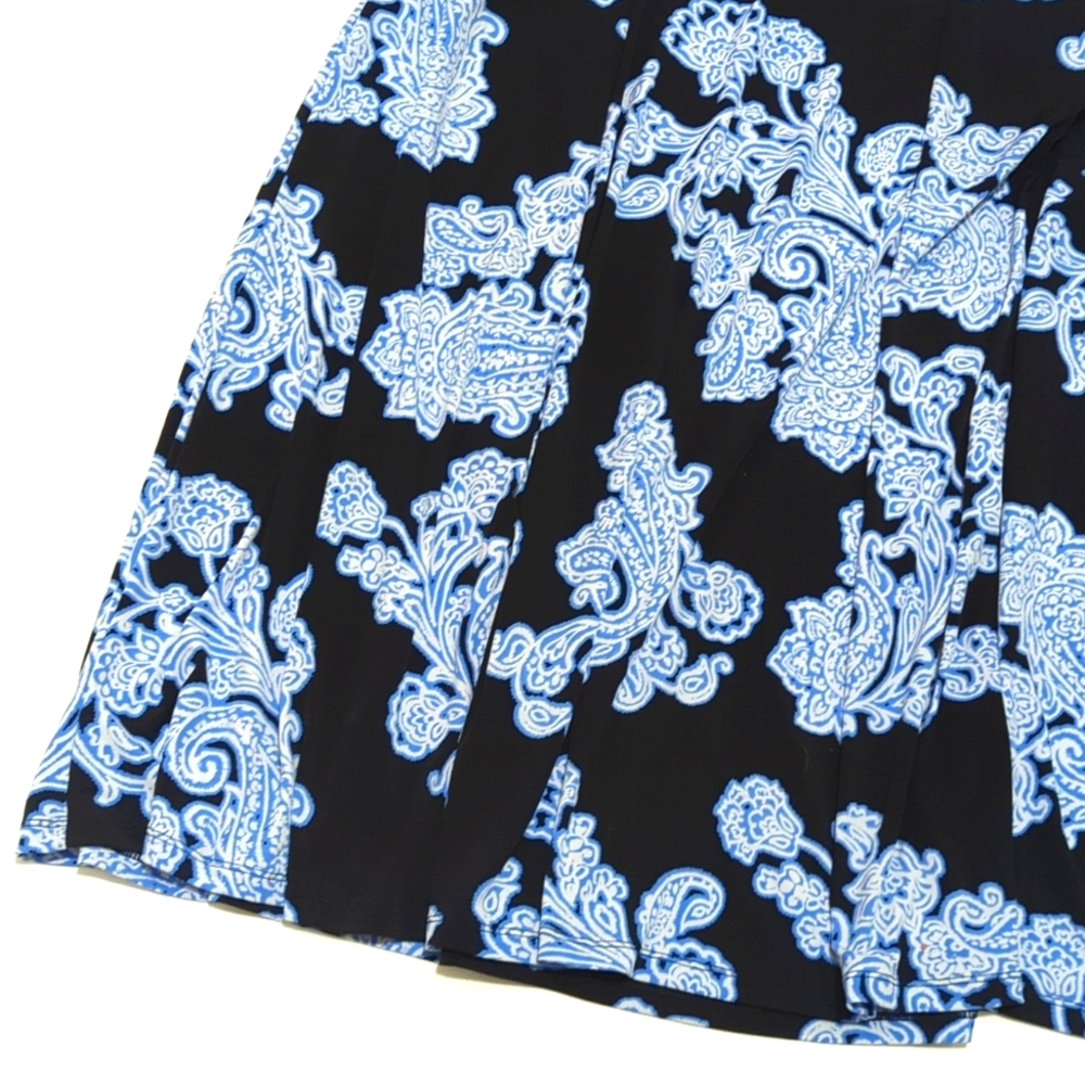 Croft & Barrow | Surplice Maxi Dress | Paisley Print | Summer | Wedding Guest | - Picture 4 of 8